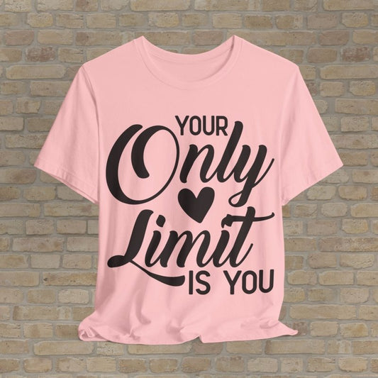 Mostly Text T-Shirts Only Limit Tee - Vibrant Styles