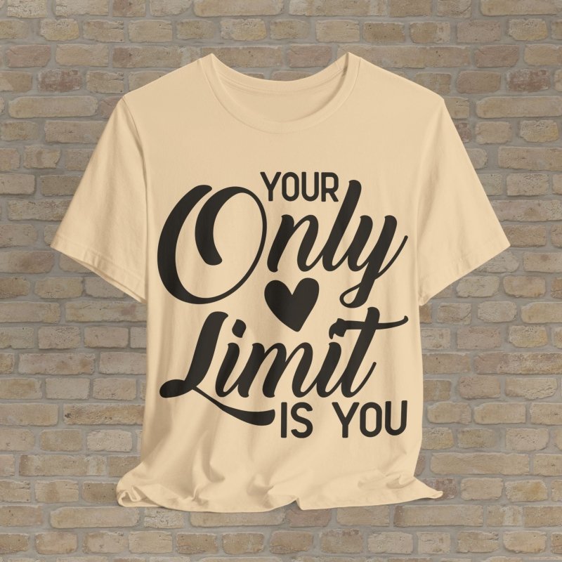 Mostly Text T-Shirts Only Limit Tee - Vibrant Styles