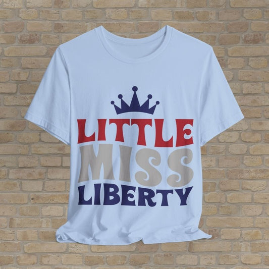 Mostly Text T-Shirts Patriotic Princess Tee - Vibrant Styles