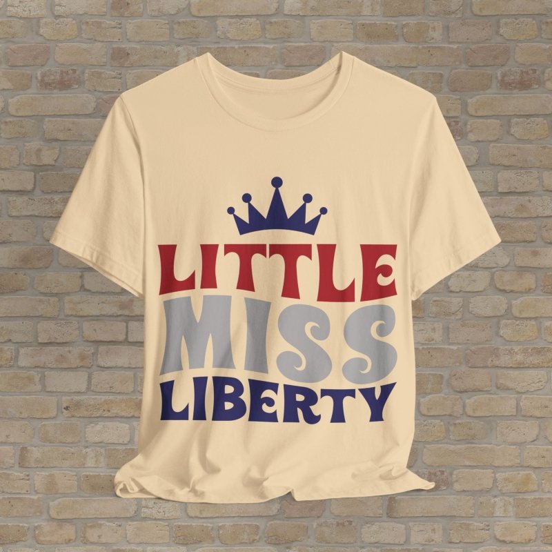 Mostly Text T-Shirts Patriotic Princess Tee - Vibrant Styles