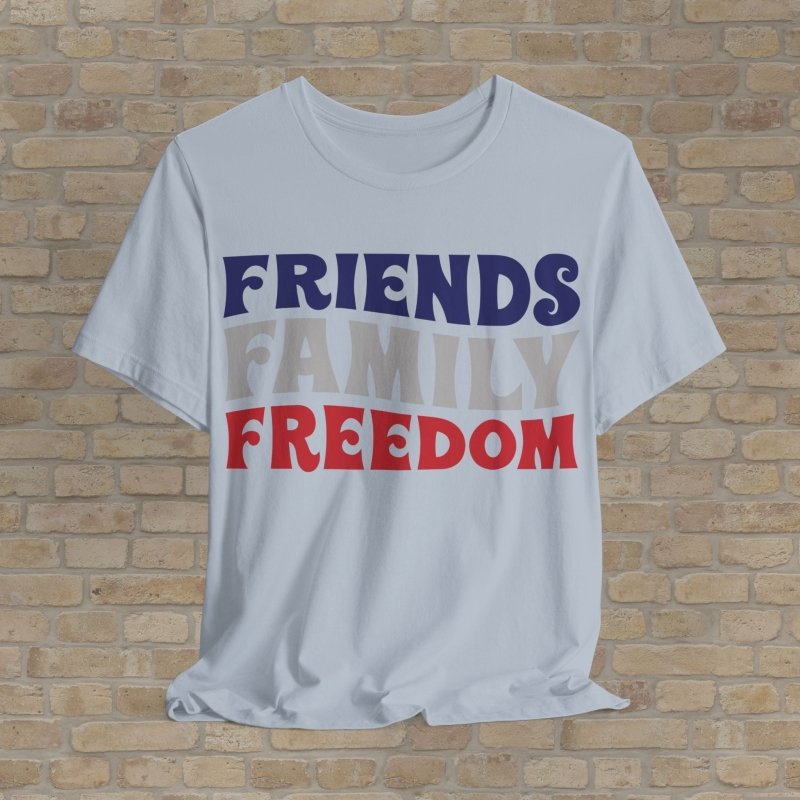 Text Only T-Shirts Patriotic Priorities Tee - Vibrant Styles