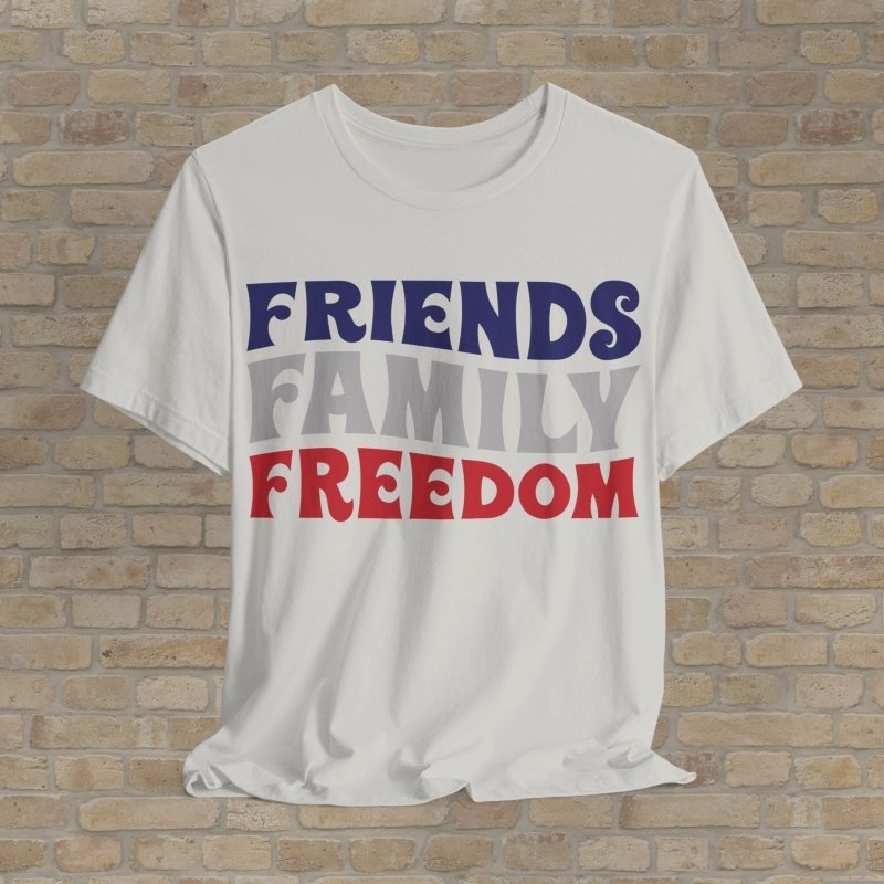 Text Only T-Shirts Patriotic Priorities Tee - Vibrant Styles