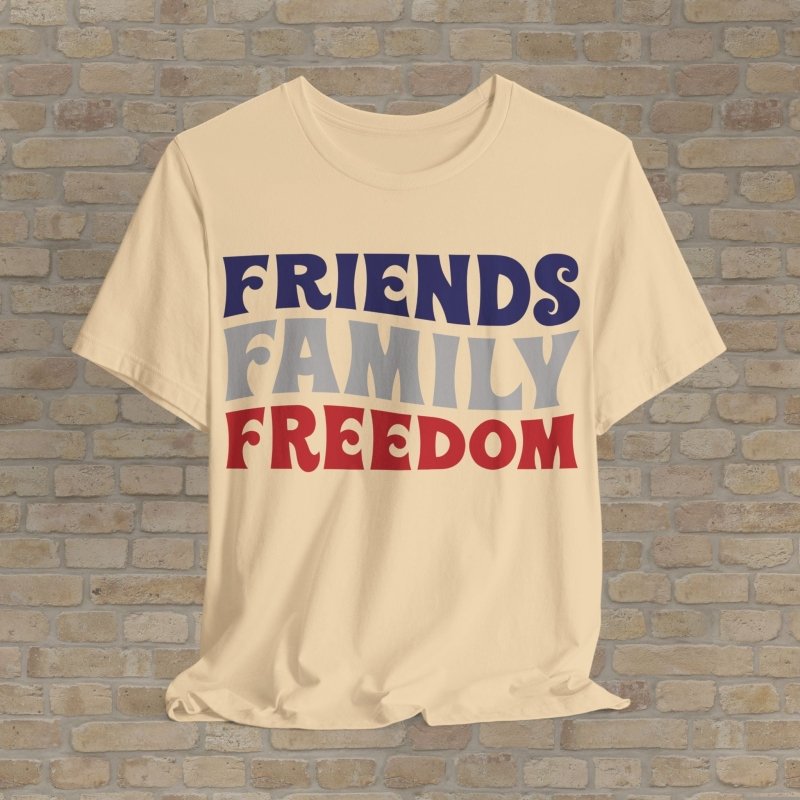 Text Only T-Shirts Patriotic Priorities Tee - Vibrant Styles
