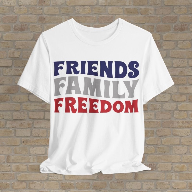 Text Only T-Shirts Patriotic Priorities Tee - Vibrant Styles