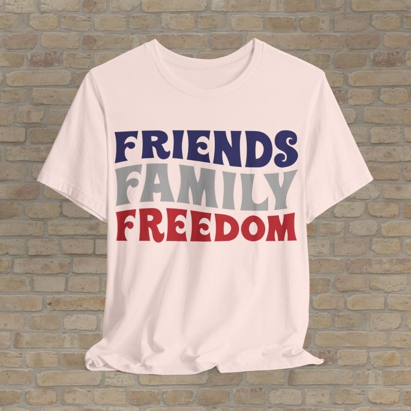 Text Only T-Shirts Patriotic Priorities Tee - Vibrant Styles