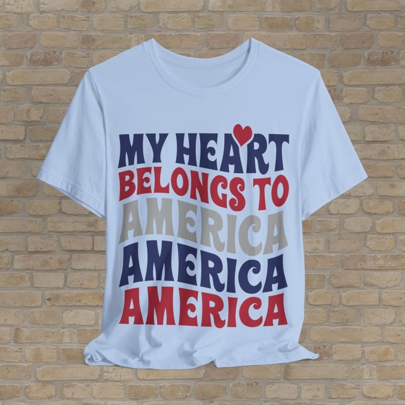 T-Shirt Patriot's Heart Tee - Vibrant Styles
