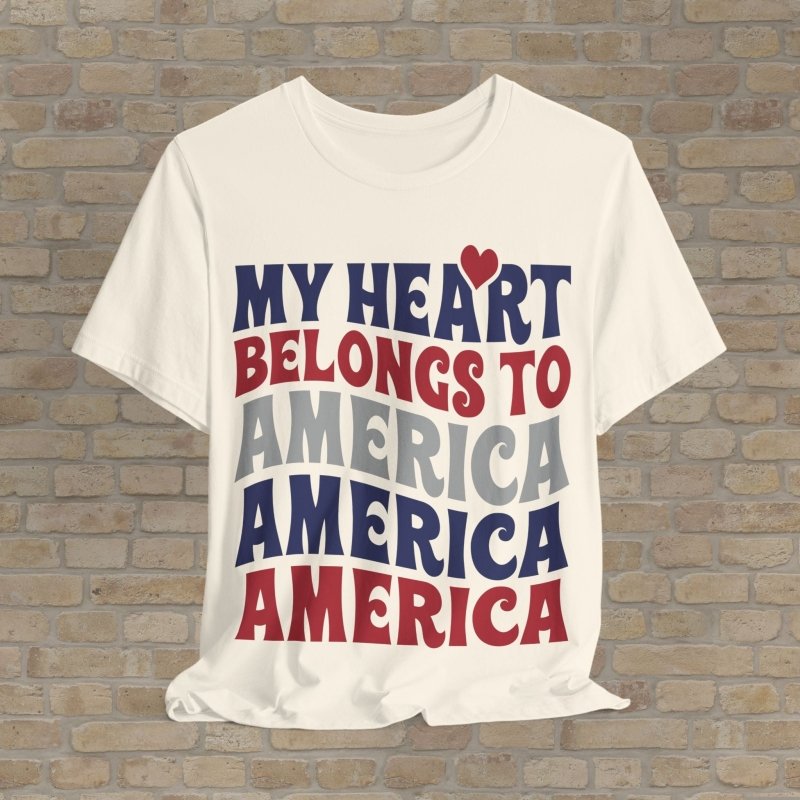 T-Shirt Patriot's Heart Tee - Vibrant Styles
