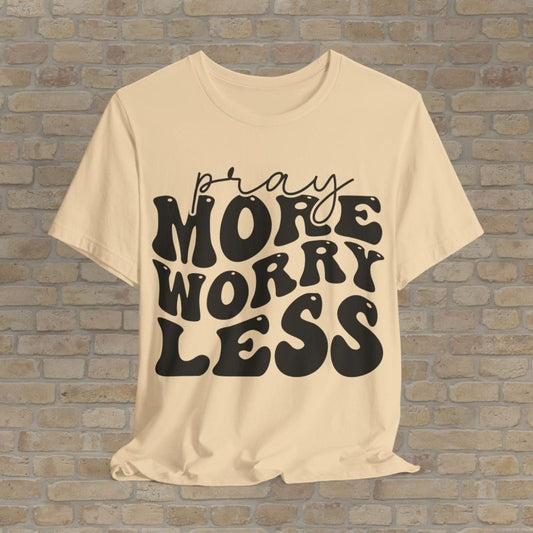 Text Only T-Shirts Prayer Brings Peace Tee - Vibrant Styles
