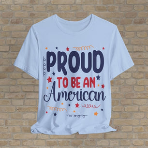 Graphic & Text T-Shirts Proud American Tee - Vibrant Styles