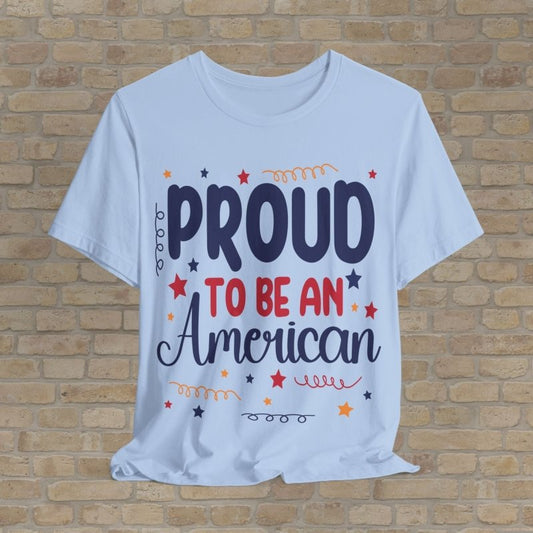Graphic & Text T-Shirts Proud American Tee - Vibrant Styles