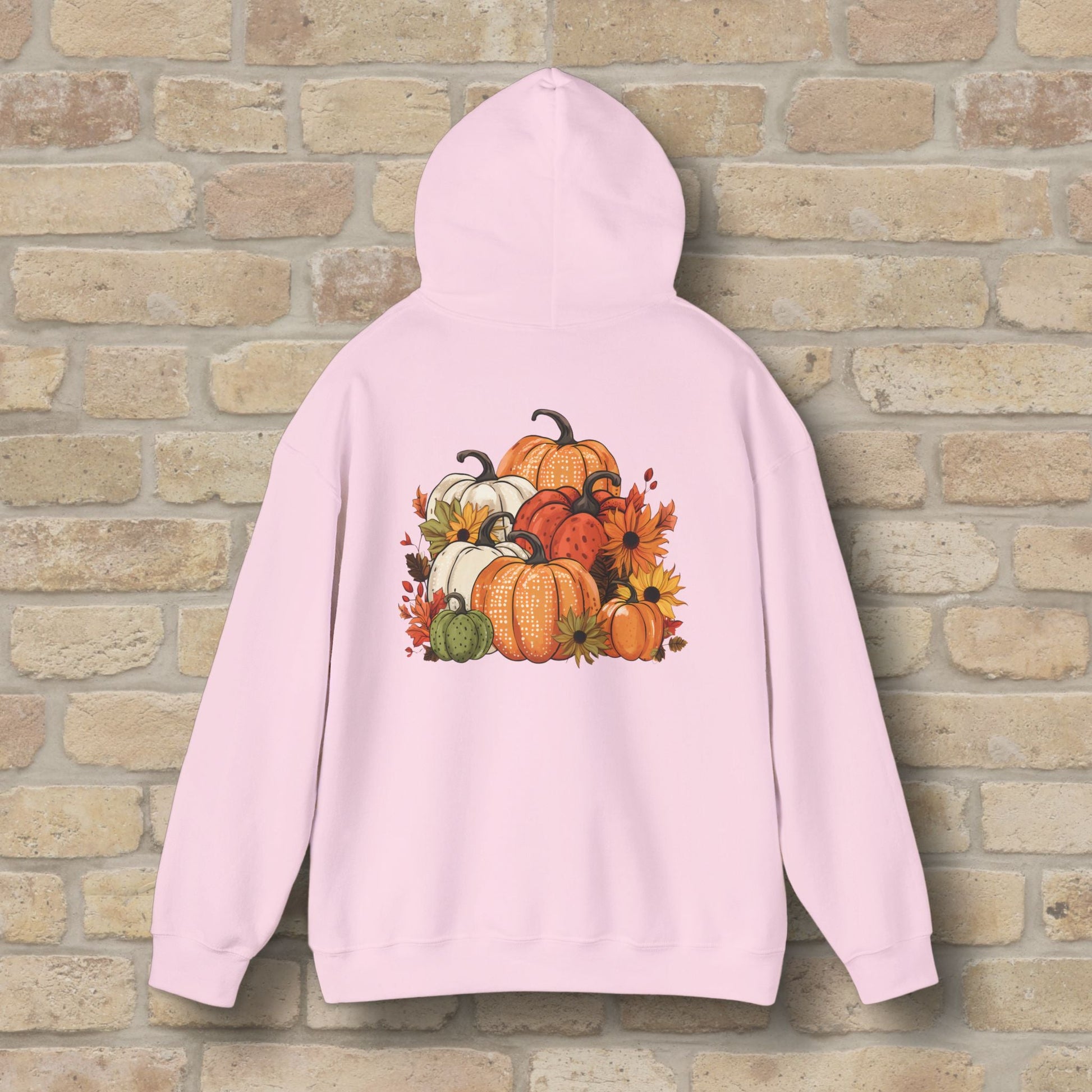 Graphic Only Pumpkins Pullover Hoodie - Vibrant Styles