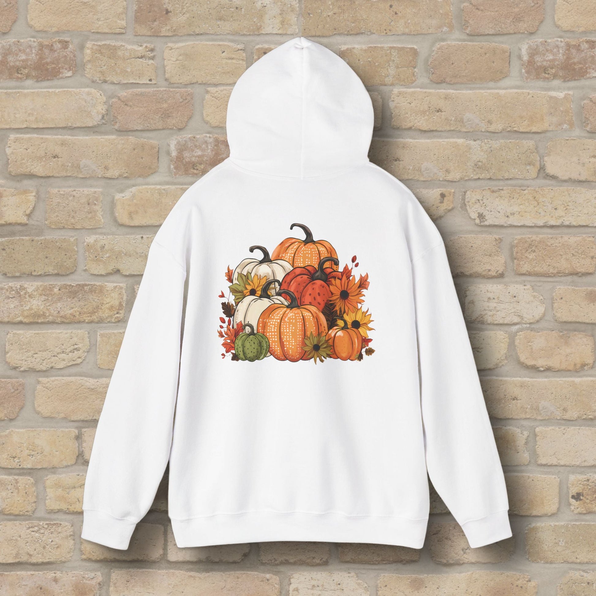 Graphic Only Pumpkins Pullover Hoodie - Vibrant Styles