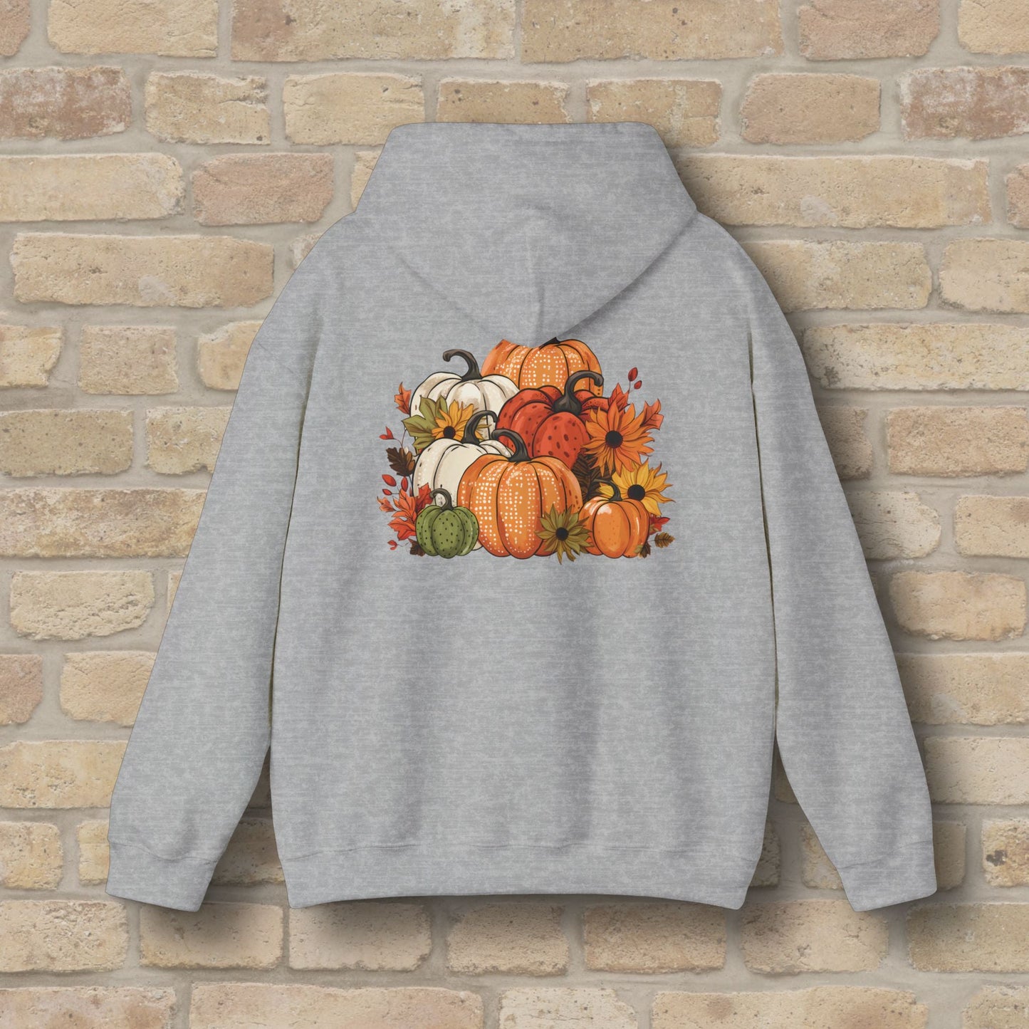 Graphic Only Pumpkins Pullover Hoodie - Vibrant Styles