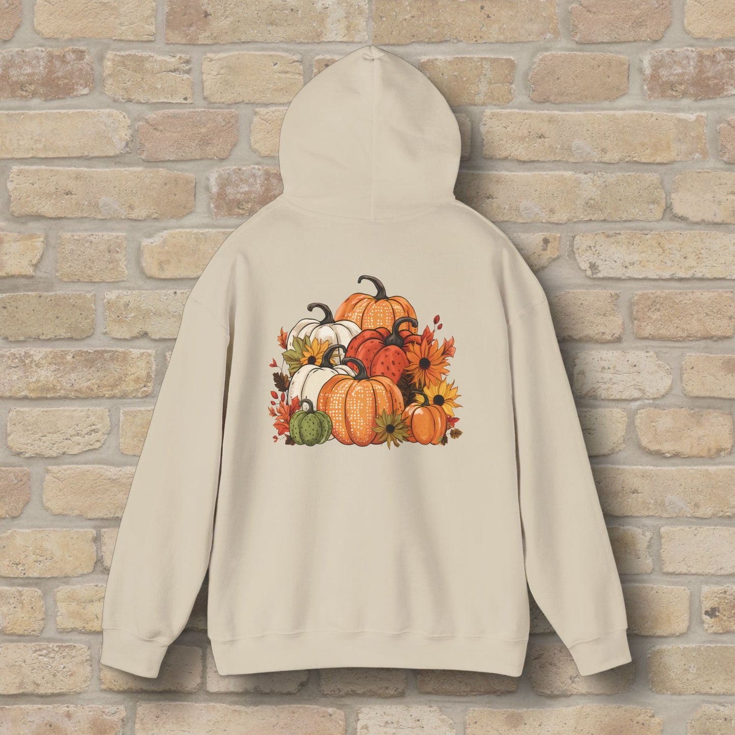 Graphic Only Pumpkins Pullover Hoodie - Vibrant Styles