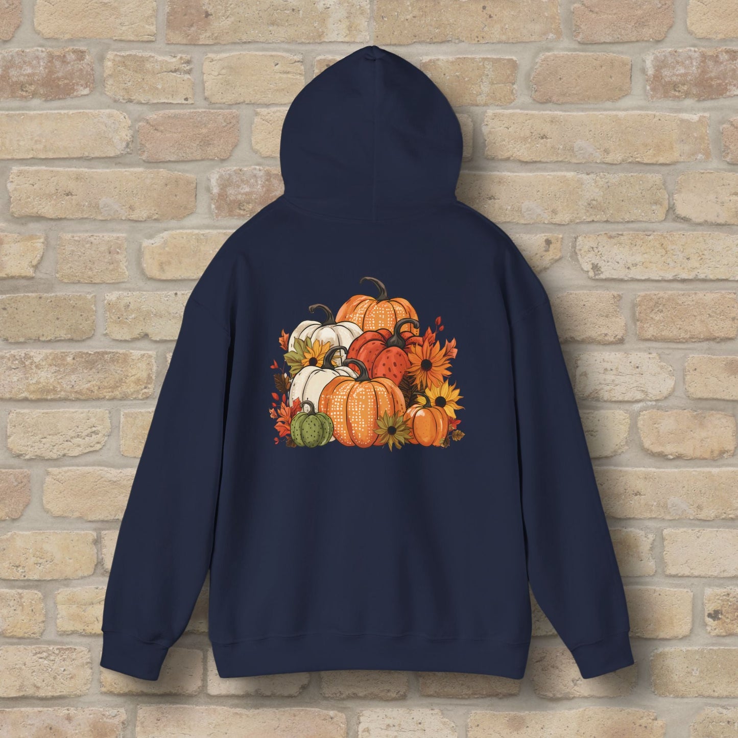 Graphic Only Pumpkins Pullover Hoodie - Vibrant Styles