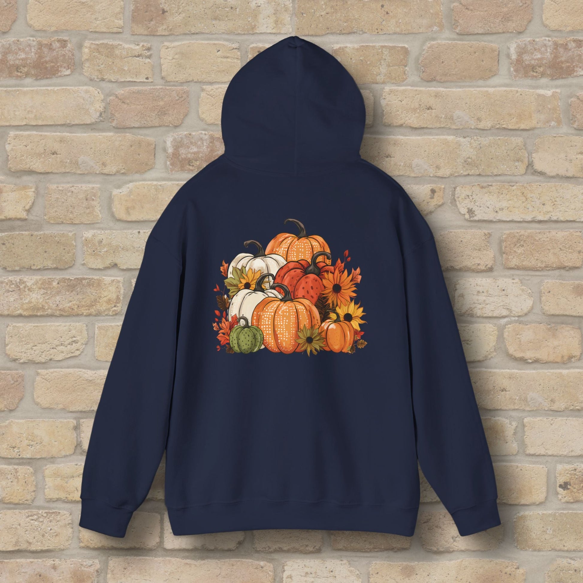 Graphic Only Pumpkins Pullover Hoodie - Vibrant Styles