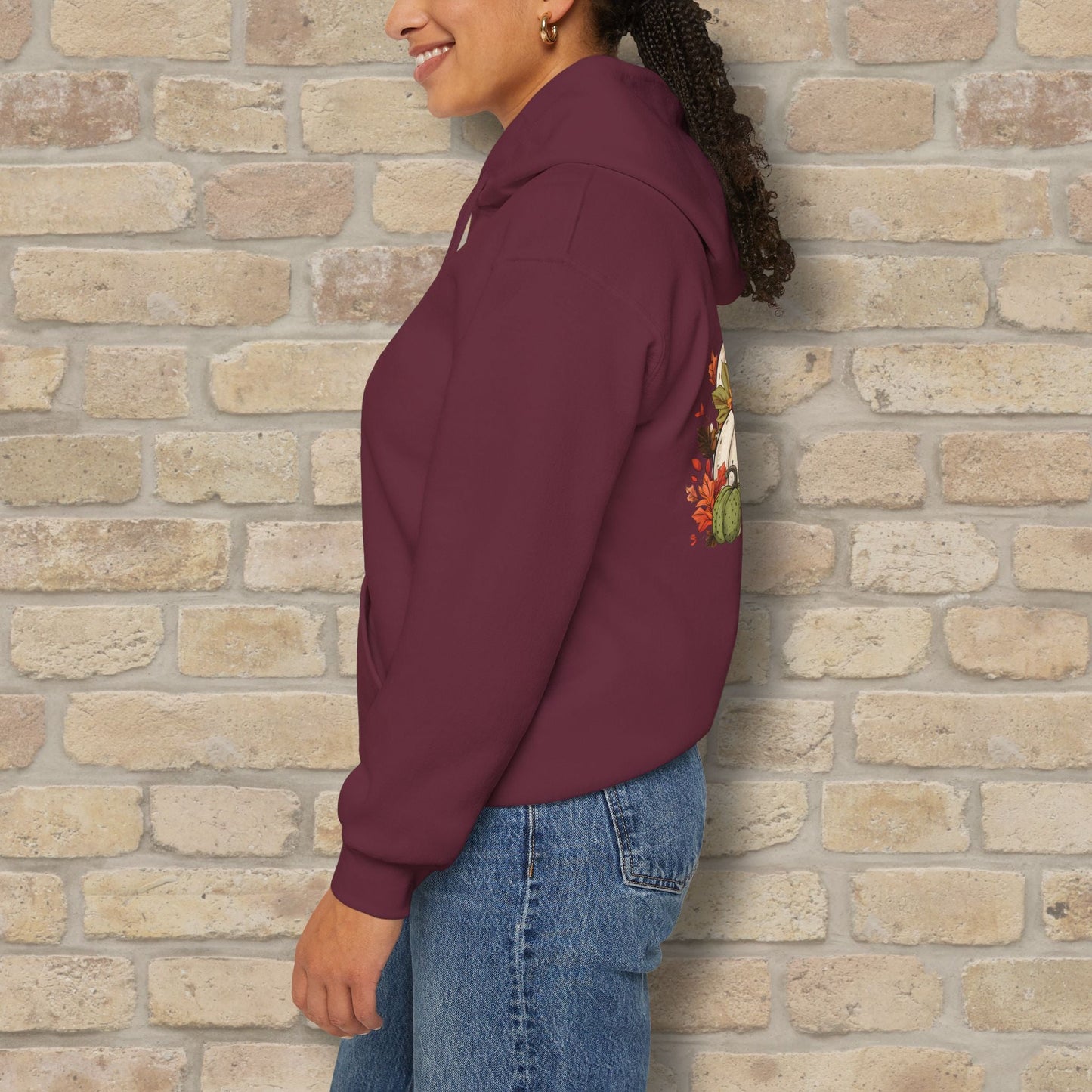 Graphic Only Pumpkins Pullover Hoodie - Vibrant Styles