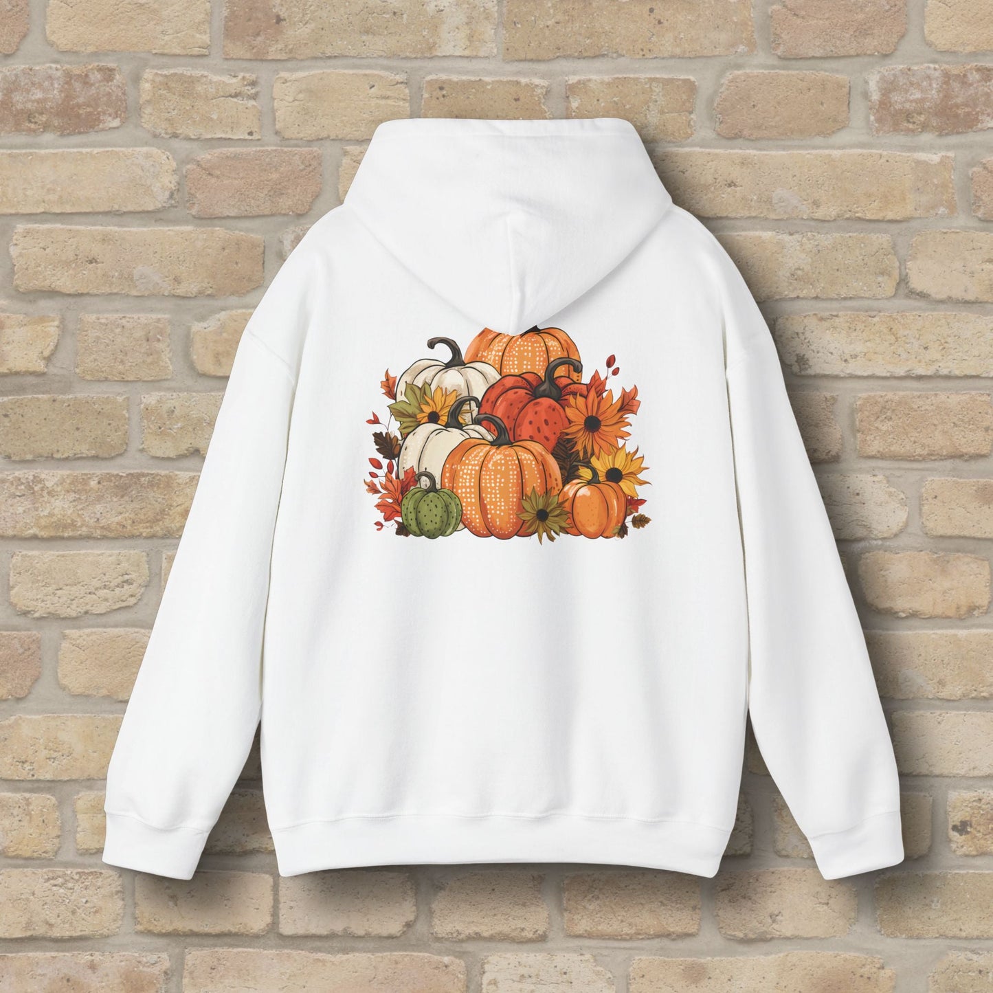 Graphic Only Pumpkins Pullover Hoodie - Vibrant Styles