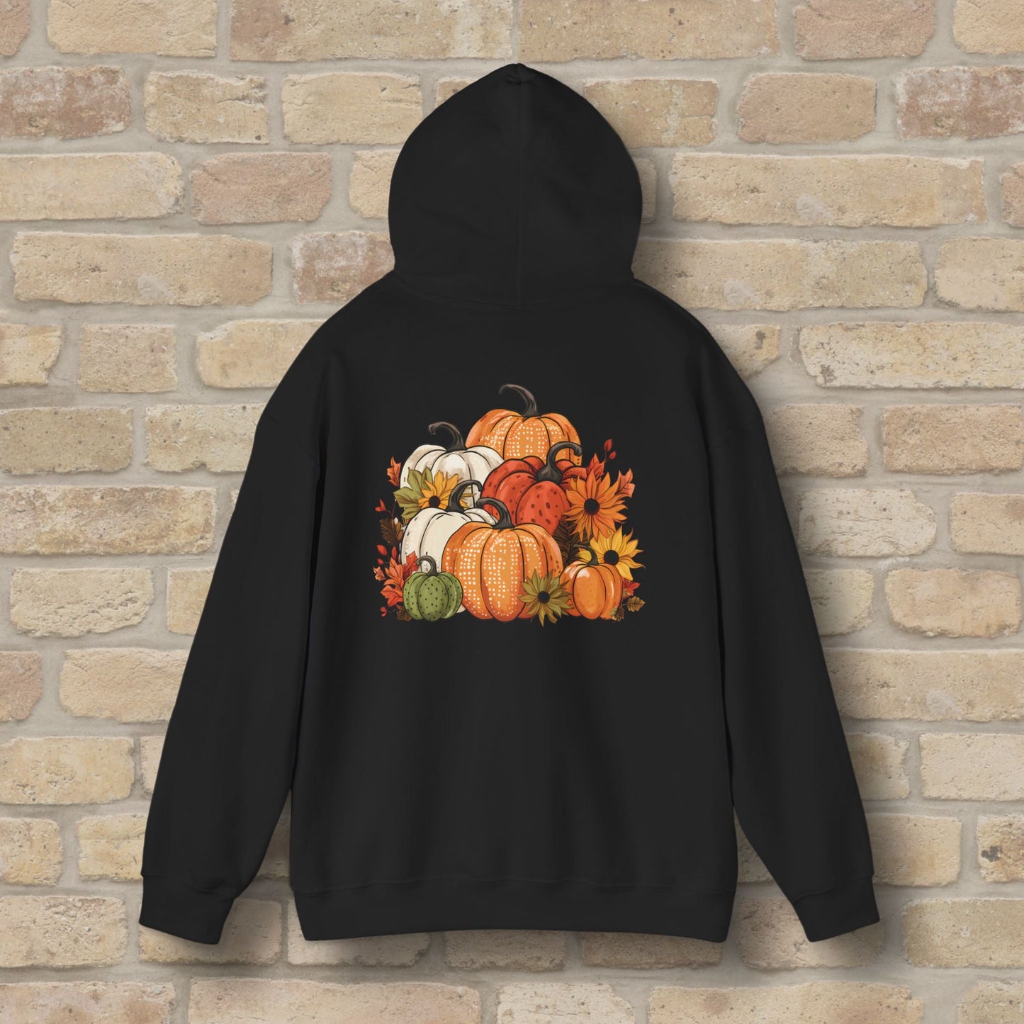 Graphic Only Pumpkins Pullover Hoodie - Vibrant Styles