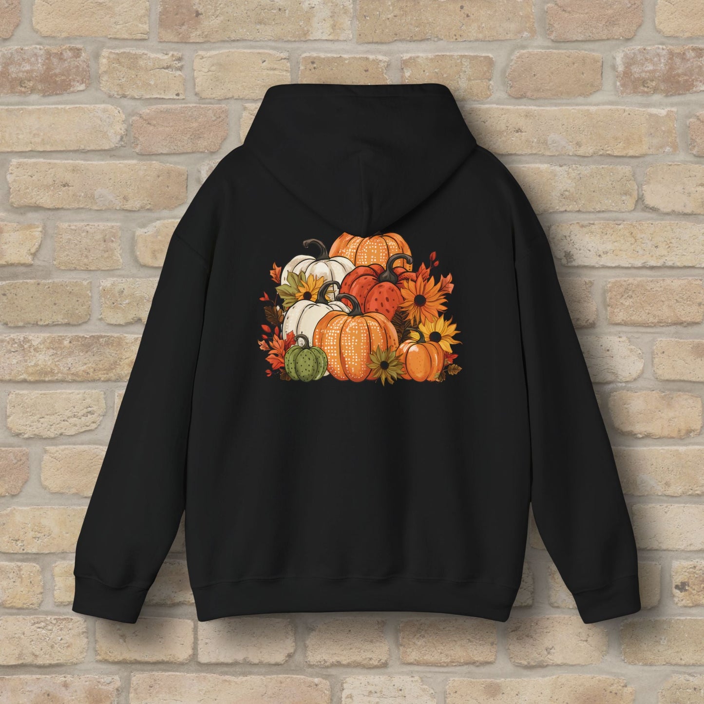Graphic Only Pumpkins Pullover Hoodie - Vibrant Styles
