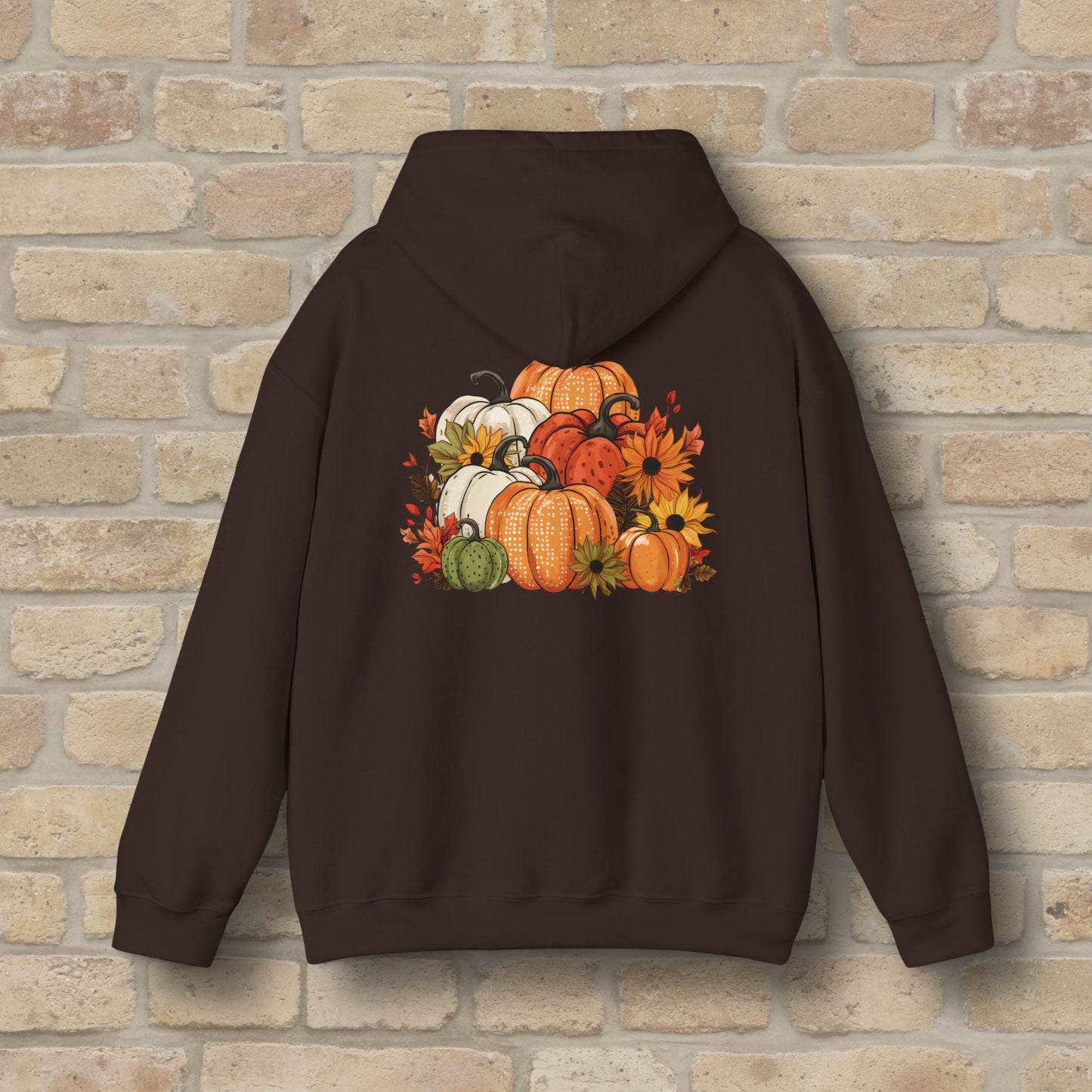 Graphic Only Pumpkins Pullover Hoodie - Vibrant Styles