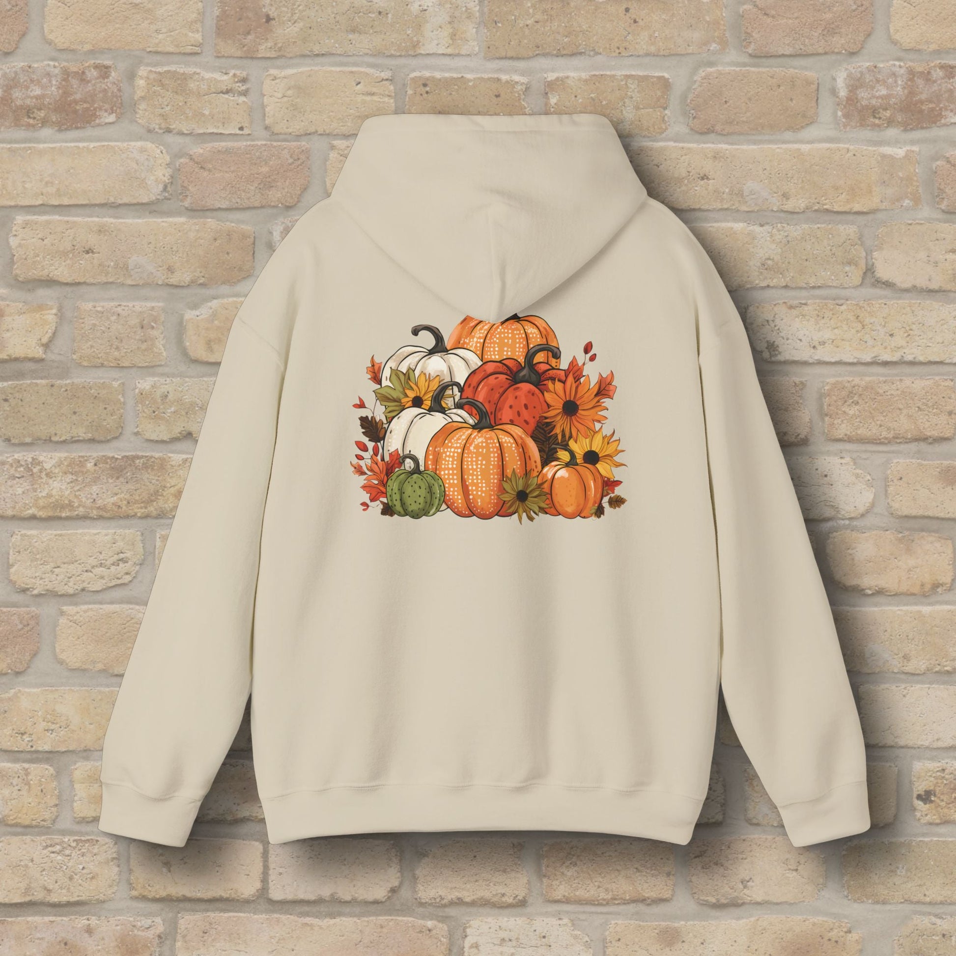 Graphic Only Pumpkins Pullover Hoodie - Vibrant Styles