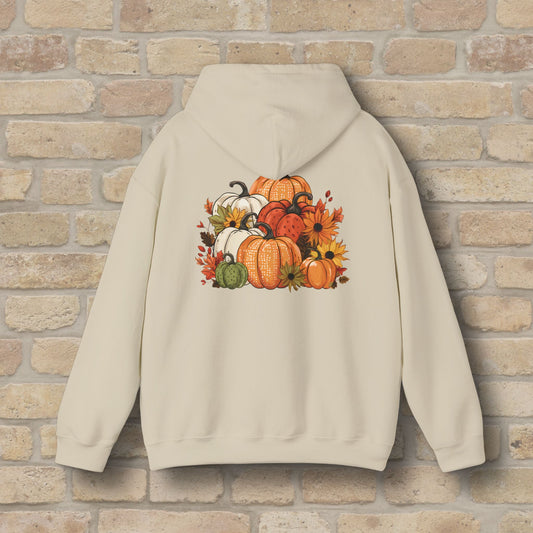 Graphic Only Pumpkins Pullover Hoodie - Vibrant Styles