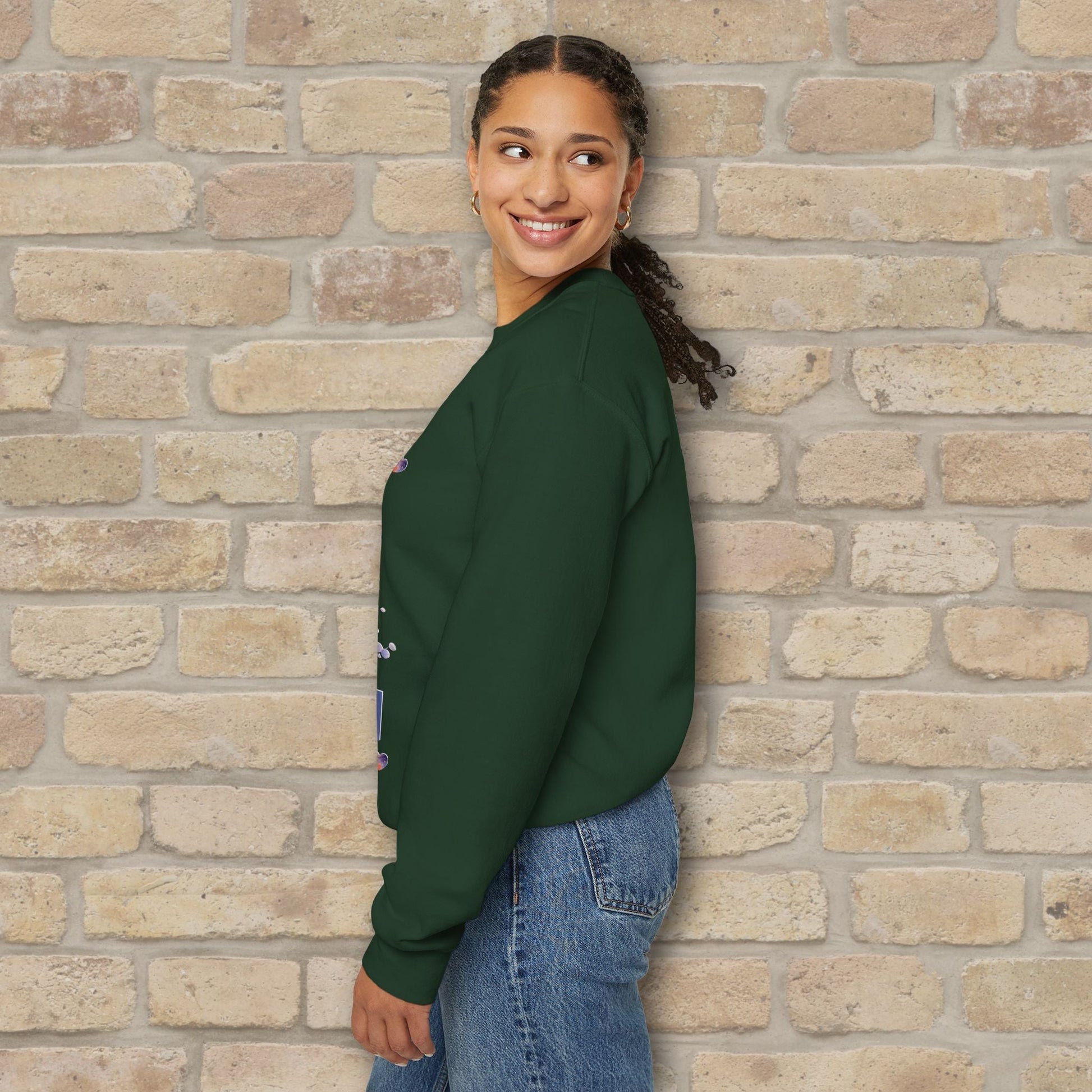Graphic & Text Purrfectly Proud Cat Mom Sweatshirt - Vibrant Styles