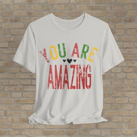 Mostly Text T-Shirts Rainbow Reminder Tee - Vibrant Styles