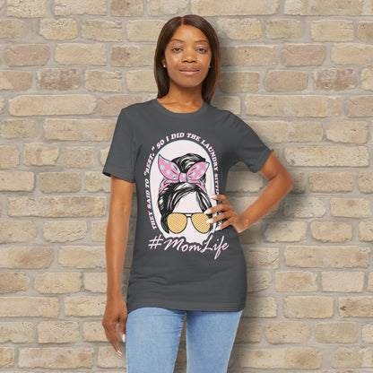 Graphic & Text T-Shirts Rest By Doing Laundry Sitting Down Tee - Vibrant Styles