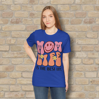 Mostly Text T-Shirts Retro Mom Life Tee - Vibrant Styles