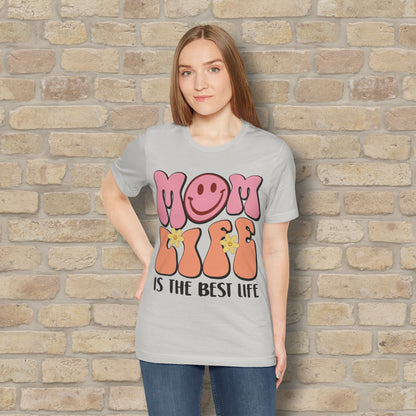 Mostly Text T-Shirts Retro Mom Life Tee - Vibrant Styles