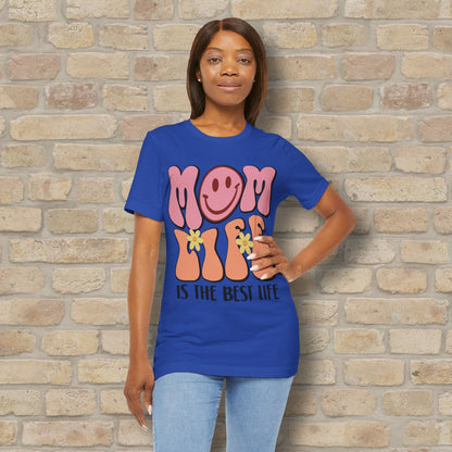 Mostly Text T-Shirts Retro Mom Life Tee - Vibrant Styles