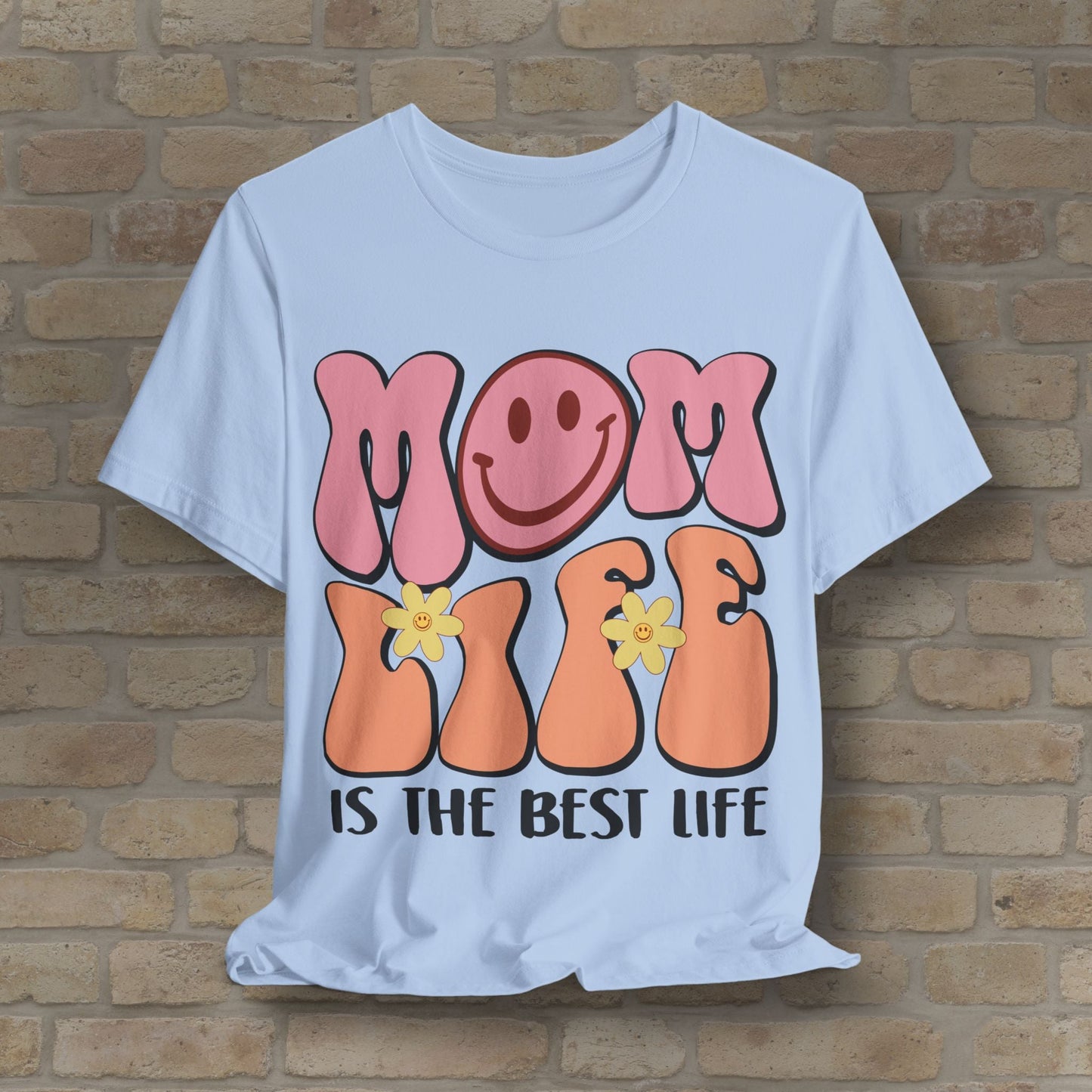 Mostly Text T-Shirts Retro Mom Life Tee - Vibrant Styles