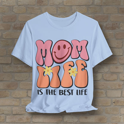 Mostly Text T-Shirts Retro Mom Life Tee - Vibrant Styles
