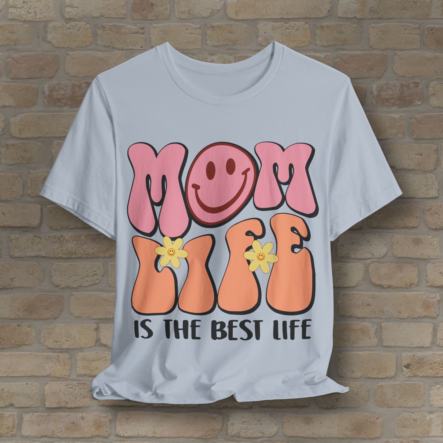 Mostly Text T-Shirts Retro Mom Life Tee - Vibrant Styles