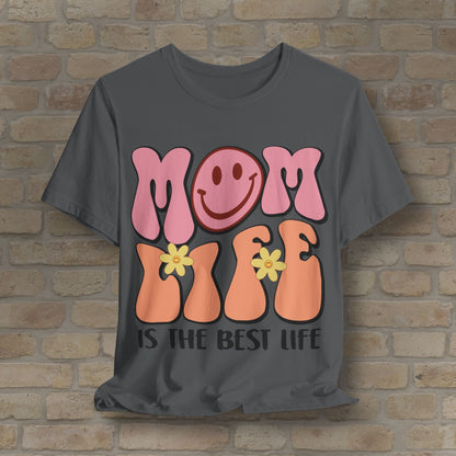 Mostly Text T-Shirts Retro Mom Life Tee - Vibrant Styles