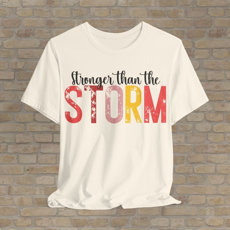 Text Only T-Shirts Ride Out The Storm Tee - Vibrant Styles