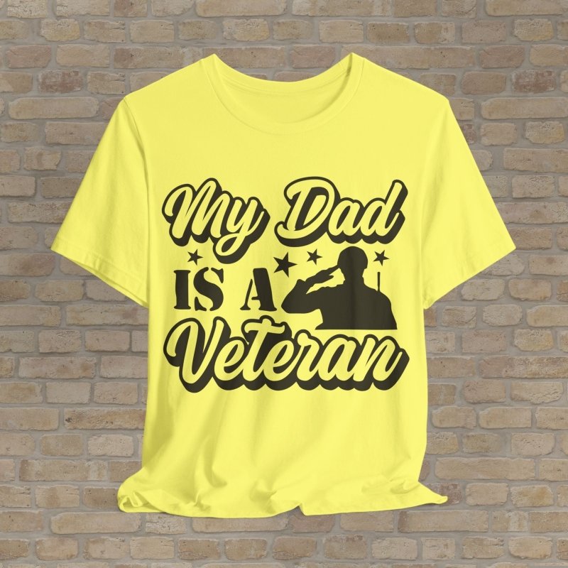 Graphic & Text T-Shirts Salute To Dad Tee - Vibrant Styles