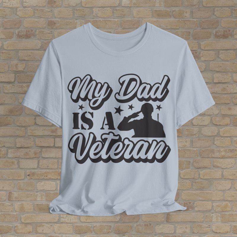 Graphic & Text T-Shirts Salute To Dad Tee - Vibrant Styles