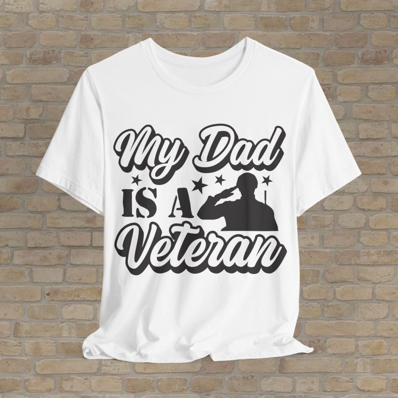 Graphic & Text T-Shirts Salute To Dad Tee - Vibrant Styles
