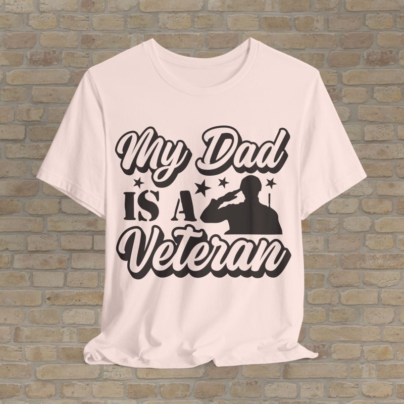 Graphic & Text T-Shirts Salute To Dad Tee - Vibrant Styles