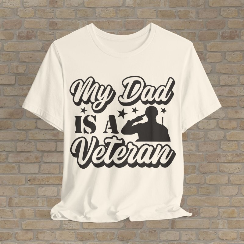 Graphic & Text T-Shirts Salute To Dad Tee - Vibrant Styles