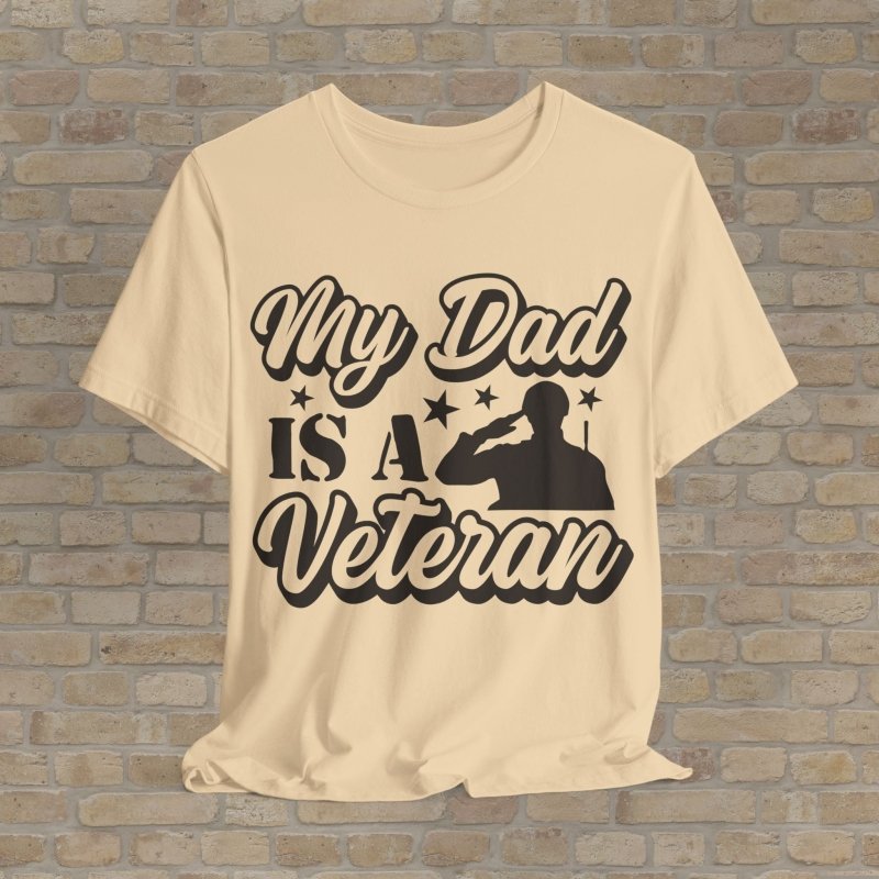 Graphic & Text T-Shirts Salute To Dad Tee - Vibrant Styles