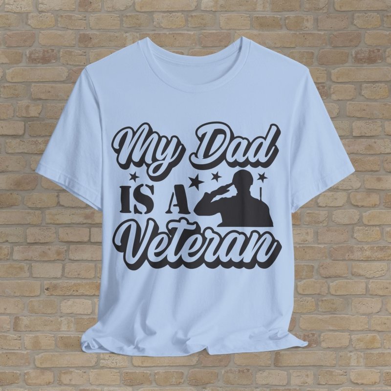 Graphic & Text T-Shirts Salute To Dad Tee - Vibrant Styles