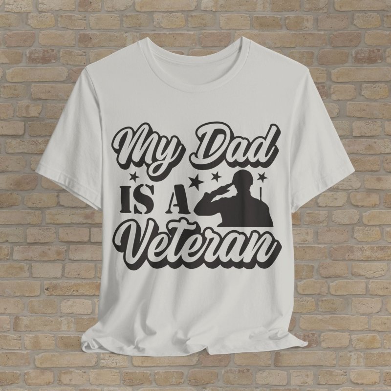 Graphic & Text T-Shirts Salute To Dad Tee - Vibrant Styles