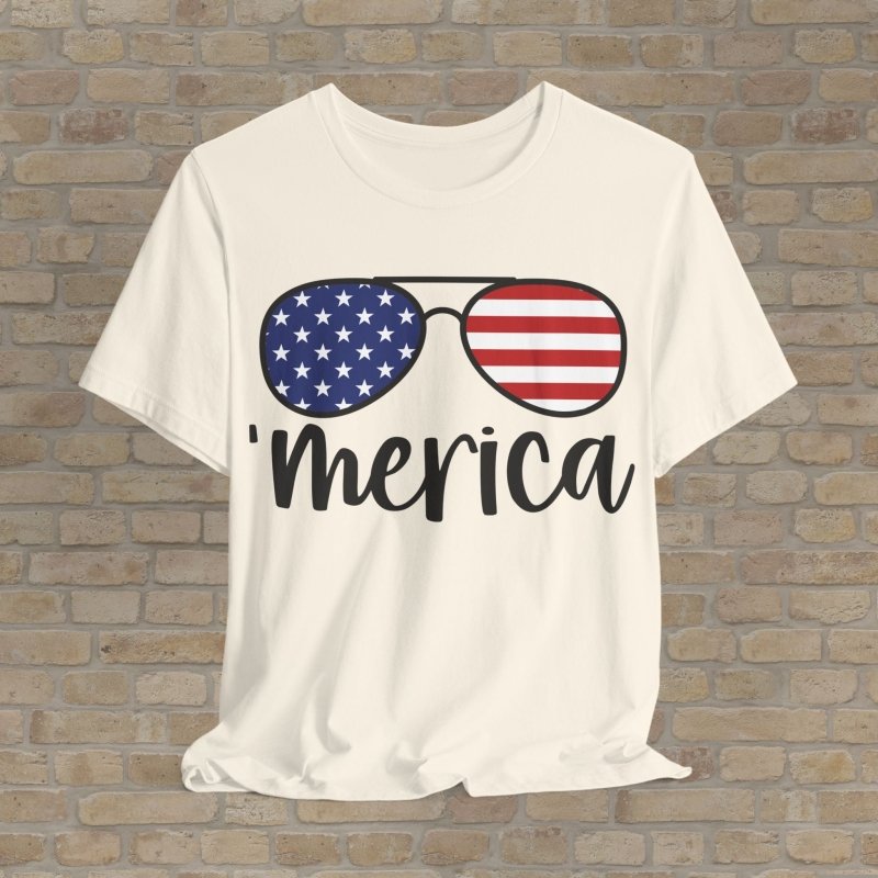Graphic & Text T-Shirts Shades of Freedom Tee - Vibrant Styles