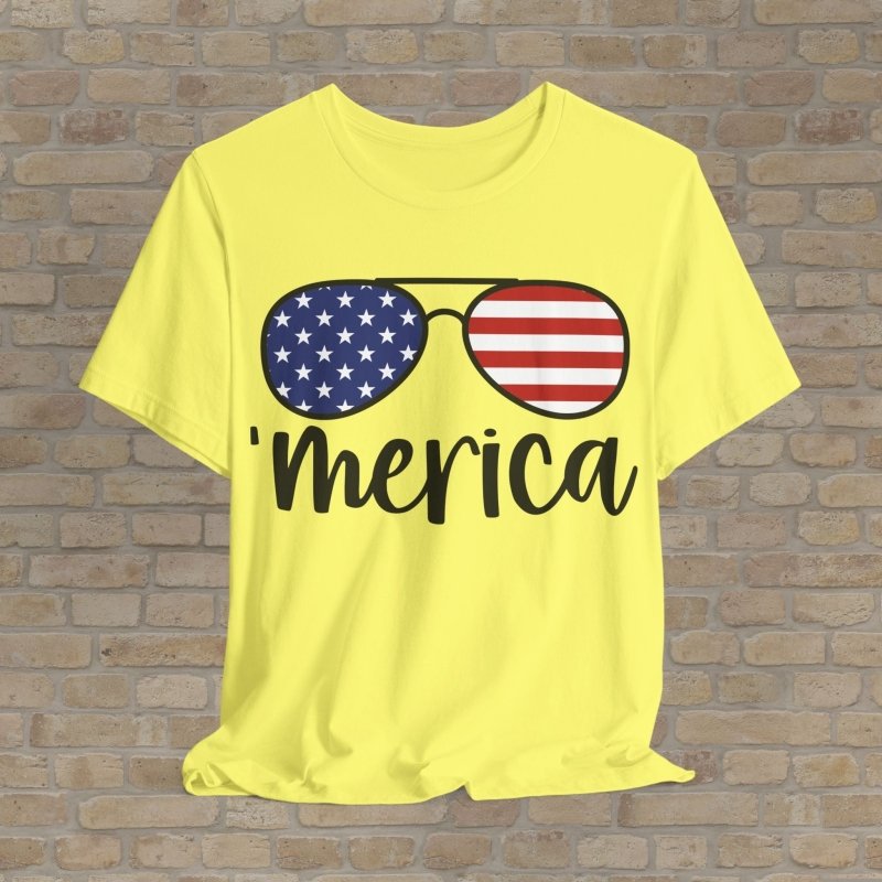 Graphic & Text T-Shirts Shades of Freedom Tee - Vibrant Styles