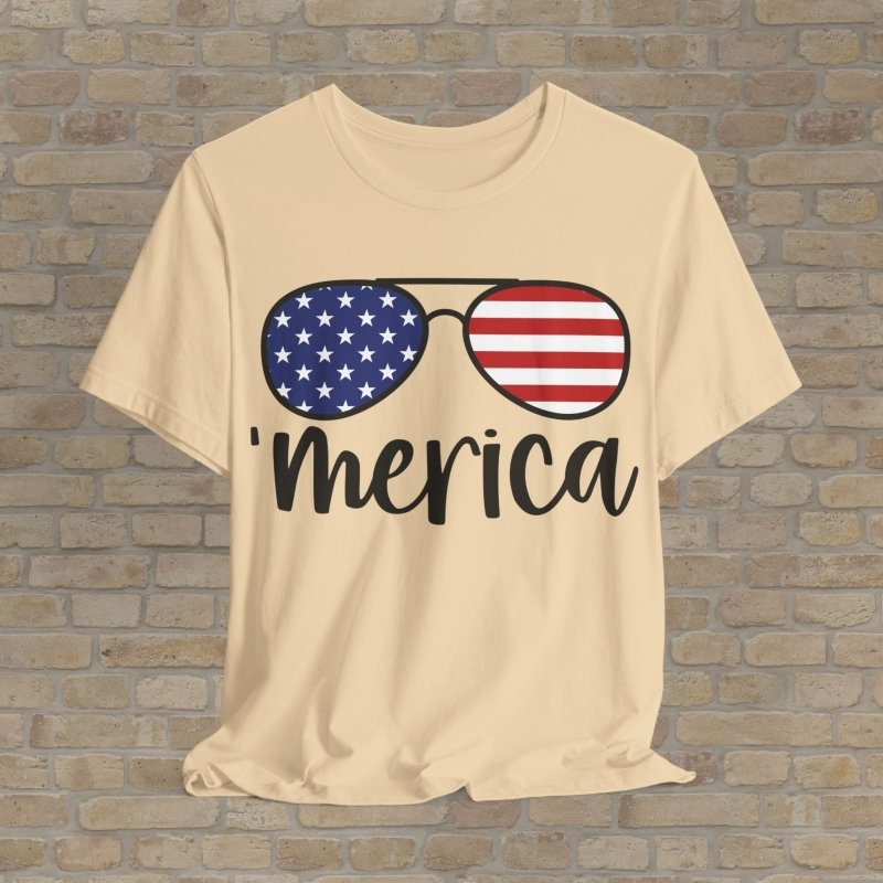 Graphic & Text T-Shirts Shades of Freedom Tee - Vibrant Styles