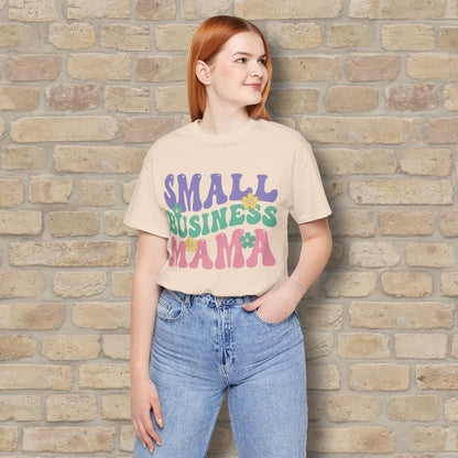 Mostly Text T-Shirts Small Business Mama Tee - Vibrant Styles